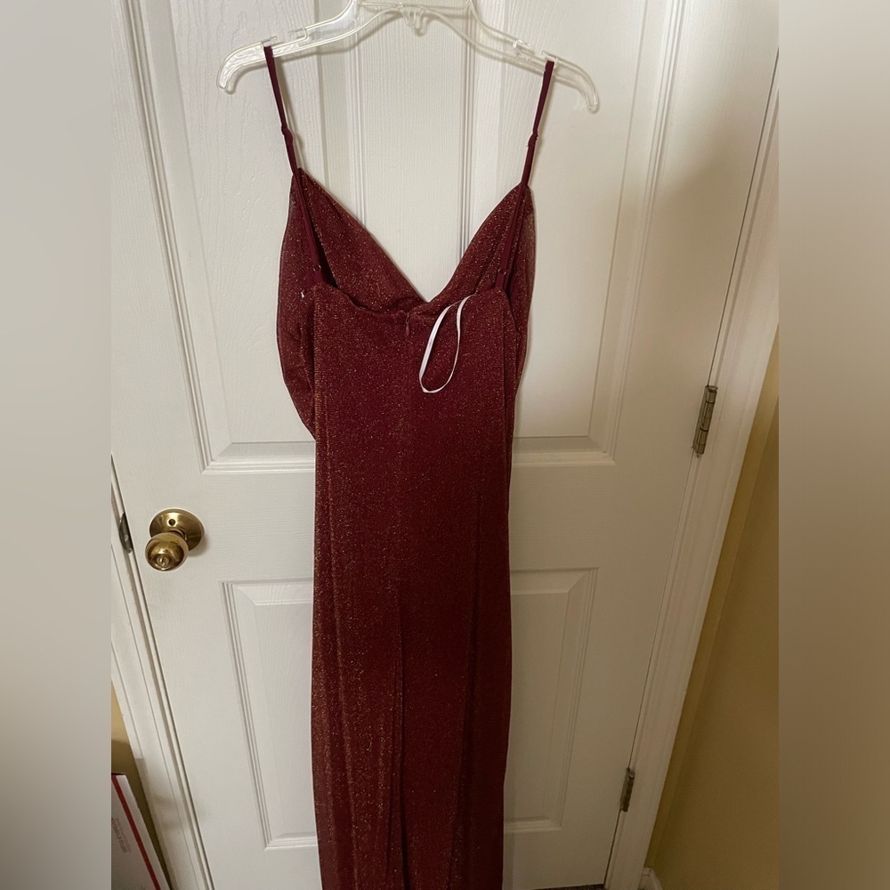 Red Glittery Lulus Dress size XL - Picture 4 of 4